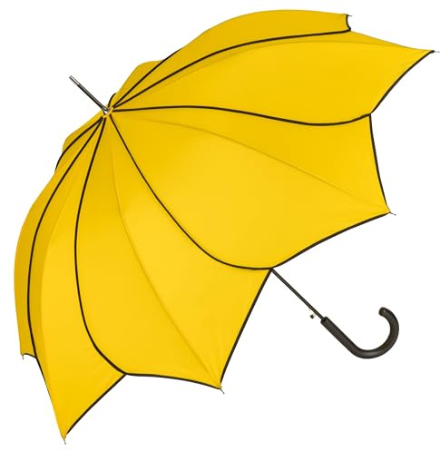 VON LILIENFELD Regenschirm Sonnenschirm Leicht Stabil Blütenform Auf-Automatik Minou