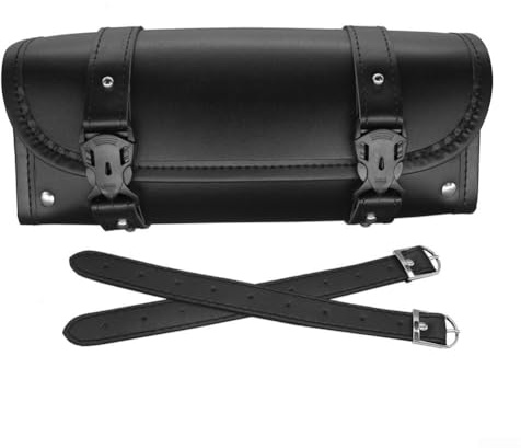 SageFurned Bike Handlebar Bag Large Capacity Cycling Tool Kit Holder with Quick Release - Water Resistant Front Pouch for Motorbike Bicycle Black 20x20x4cm