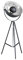 Moderne Stehlampe in Schwarz und Silber 165 cm Thames II