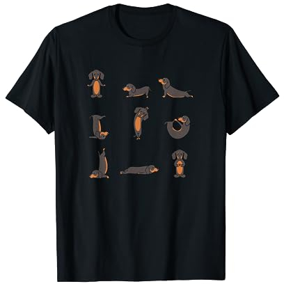 Yoga Dackel - Dachshund Kundalini Hatha Ashtanga T-Shirt