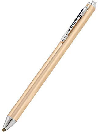 Stylet à tête en Tissu pour écran Tactile, Universel, Portable pour Smartphones et tablettes, Stylet de Remplacement, Stylet capacitif Professionnel, Dessin Graphique (doré)