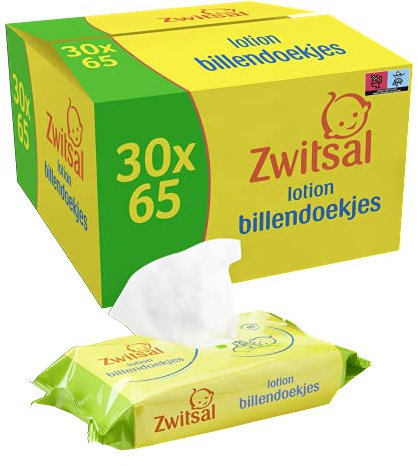 Zwitsal Lot de 1950 lingettes nettoyantes pour barbecue de bébé (30 x 65 lingettes)