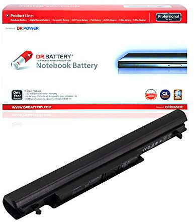 DR. BATTERY A41-K56 Battery Compatible with ASUS A46 A46C A56 K46 K56 K56C K56CA S550C S56 S56C S405CA S550CA a31-k56 A32-K56 A42-K56 [14.4V / 32Wh]