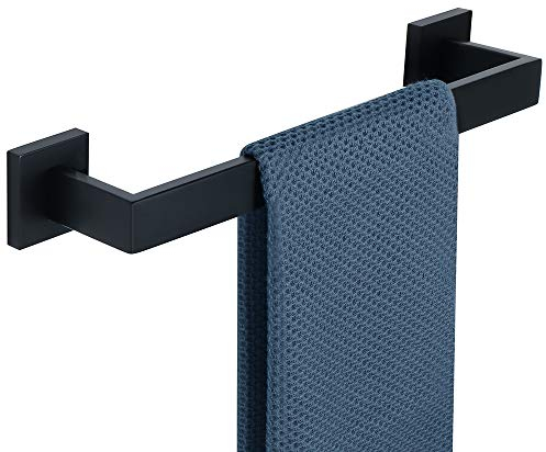 Sayayo Porta Asciugamani Bagno 40CM Porta Salviette da Parete Appendi Asciugamani Bagno, SUS304 Acciaio inossidabile Nero Opaco, EGYT040-B