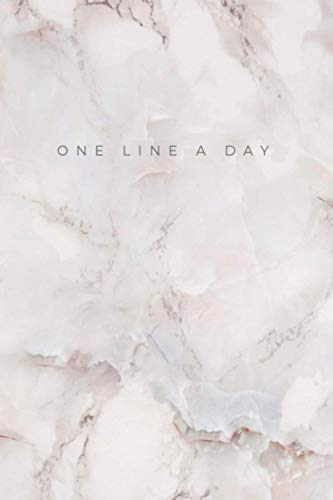 One line a day: 5 years memory notebook - One sentence a day journal - 6 x 9 inches