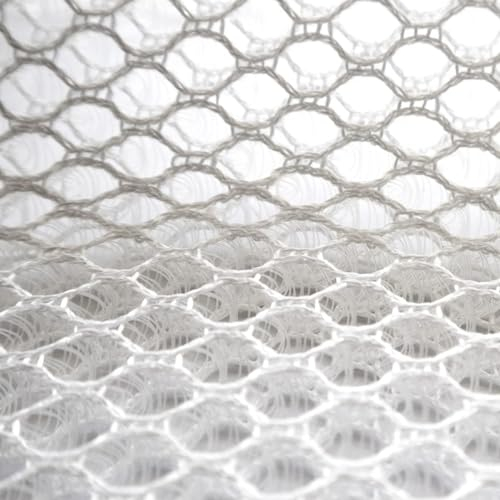 Ch.Cabanski Abstandsgewirke - Air Mesh - 3D Netzwergewirke 10mm Weiß 410g/m² | 140x200cm | Grundpreis pro qm: € 16,21