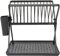 Brabantia Dish Drainer, Plastic Stainless Steel, Dark Grey