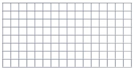 GABIONA Grille de gabion 5 x 5 cm (80 x 40 cm)
