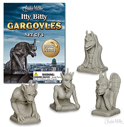 Archie McPhee 12987 Itty Bitty Gargoyles Figurines | Set of 4