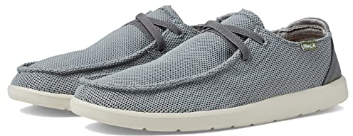 Sanuk Herren Shaka Lite Sl Mesh Slipper, GRAU, 46 EU