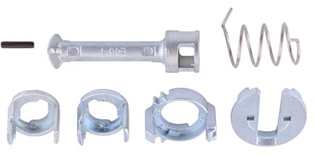 Jadeshay Kit de Reparación de Cilindro de Cerradura, Puerta Delantera Lzquierda y Derecha del coche para Cerradura de Puerta Piezas de Repuesto para E46 3 Series 1998-2005