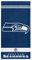 Seattle Seahawks NFL Duschtuch Handtuch Strandtuch Shower Towel ** Classic ** in 70 x 140 cm