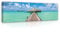 Leinwandbild Strand Meer Natur 145x45 cm | Modern Panorama Bilder XXL Canvas Leinwand Bilder Groß Wandbilder für Schlafzimmer Wohnzimmer Wandbild Kunstdruck Wand Bild auf Leinwand Aufhängefertig
