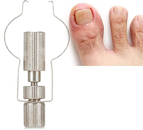 Sollevatore per Unghie Incarnite Strumento per la Cura dei Piedi Morsetto per Unghie in Acciaio Inossidabile Strumenti per Unghie Incarnite Acciaio Inossidabile Professionale per (Argento)