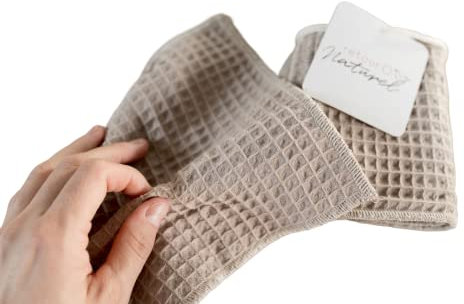 Retour O Naturel Essuie-tout x5 Lavable Réutilisable Multi-Usages Ultra Absorbant en Bambou et Coton Made in France