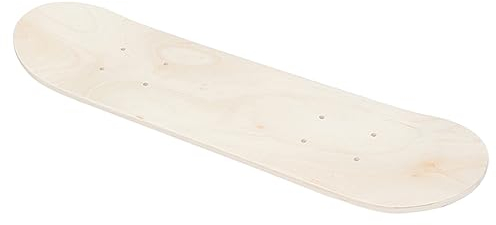 HOOTNEE Holzdeckbrett DIY-Skateboard-Decks DIY Sport-Skateboard Leere Skateboards Unfertiges Skateboard Klassische Skateboards Anfänger-Skateboard Leeres Brett Hölzern Kind Graffiti Tafel