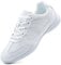 SECHRITE Damen Cheerleading Cheer Schuhe Weiß Mädchen Tanz Turnschuhe Dance Jazz Sneaker Tanzschuhe Tanztrainer Jazz-Trainer Yoga Training Aerobic Schnürschuhe 41 EU