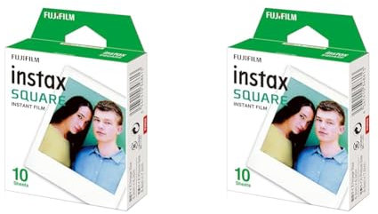Fujifilm instax Film Square (10v) (Lot de 2)