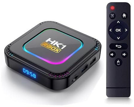 CHROX Android 13.0 TV Box, Set Top Box 4GB+128GB RK3528 Quad-Core 64Bit Cortex-A53 Supporto 4K/8K 3D 2.4/5.0Ghz WiFi BT5.0 10/100M Ethernet HDMI 2.0 H.265 HDR Smart TV Box,4gb+64gb