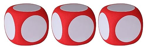 3 Stück DIY Leere Würfel Beschreibbare/abwischbare Würfel Reinigbare Leere Spielwürfel Für Den Unterricht Klassenzimmer Trocken Abwischbar Außerhalb Der Würfel Löschbare Würfel Würfel Für Den