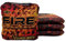 FIRE CORNHOLE | Cornhole Bags | ACL Pro Approved | Weather Resistant | Regulation Size and Weight | Vengeance Series | Set of 4 | Made in USA (Blutorange)