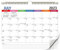 Graootoly Kalender 2023-2024 Wandkalender, Juli 2023 - Dezember 2024 Kalender, 18 Monate Urlaubskalender, langlebig, einfache Installation, einfach zu bedienen