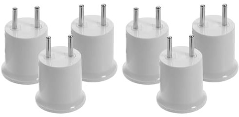 Alipis Casquillo Bombilla Con Enchufe E27 Adaptador De Soporte De Lámpara Con Contacto De Cobre Para Cocina Garaje Y Luz De Pared