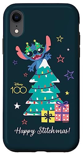 Hülle für iPhone XR Disney 100 Lilo & Stitch Weihnachten Fröhliche Stitchmas!