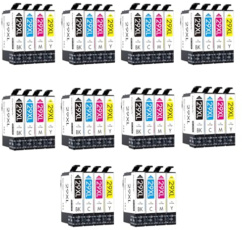 Cartridgeify 40er-Pack 29XL Druckerpatronen Kompatibel mit Epson 29 XL Patronen Value Pack Multipack, für Expression Home XP-332 XP-342 XP-352 XP-235 XP-245 XP-255 XP-335 XP-345 XP-355 XP-432 XP-435