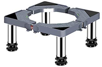 Base de machine à laver pour éviter les rayures et les bosses Plateaux de sol pour réfrigérateur Anti-vibration Longueur/largeur télescopique 40-65 cm Support pour sèche-linge, cuisinières, réfrigér