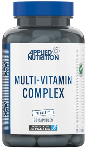 Applied Nutrition - Multi-Vitamin Complex - Advanced Formula - Best Nutritional Support - Best Cognitive Function - Optimal Health Boost (90 Capsules)