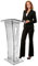 Kirche Kanzel Klar Podium Ständer Stehpult für Schule und Kirche Acryl Podium Erhöhte Lesestation