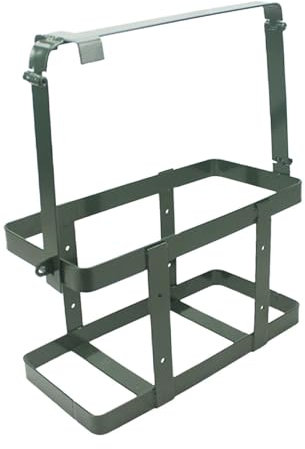 Ronyme Support de bidon de Jerry, Support Fixe pour Tambour d' de Voiture, Montage Polyvalent renforcé, Support de réservoir de Carburant de Moto en, 20L