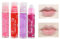 4 Stück Roll-On Lipgloss Set, Fruchtig Duftendes Lippenöl mit Glitzer, Unifarben Lip Glow, Feuchtigkeitsspendendes Roll-On Lippenpflegeöl, Natürliche Inhaltsstoffe für Trockene Lippen