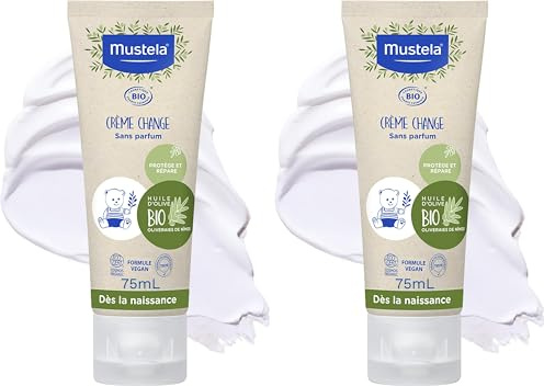 Mustela Crème Change Bio 75 ml 1999122 (Lot de 2)