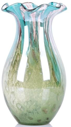 Glasvase mit Blumenmund, Größe L