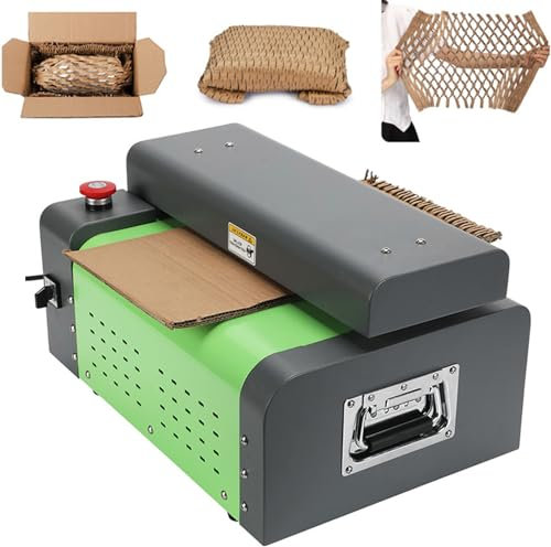 HNBYLMM Box Cutting Carton Cutting Machine Cardboard Shredder Carton Cutting Machine Cardboard Shredder Machine Corrugated Paper Cushion Expanding Cutting Waste Carton Paper Shredder Machine