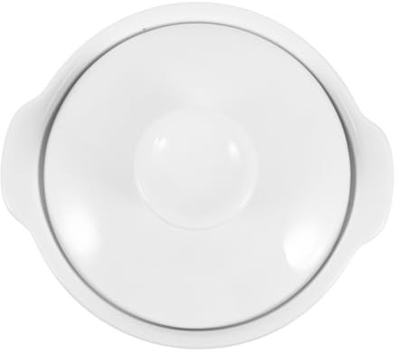 COLLBATH Ciotola Lidded Per Zuppa Versatile Scodella Per Al Con Manici Per Dessert e Antipasti Design Stabile e Antiscivolo