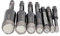 MechKit Diamond Hole Saw 7 Pcs Diamond Drill Bits Set, Wet and Dry Use Brazing Core Drill Bit Kit, Hex Shank Diamond Hole Saw for Tile, Marble, Granite, 1 in to 2 in Sizes