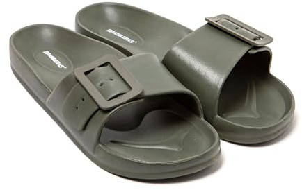 BRASILERAS Flache Sandalen Funflop für Damen | Flache Sandale, leichtes Design, flexible Sohle, lässige Looks, Urlaub, Spaziergang, Strand und Alltag