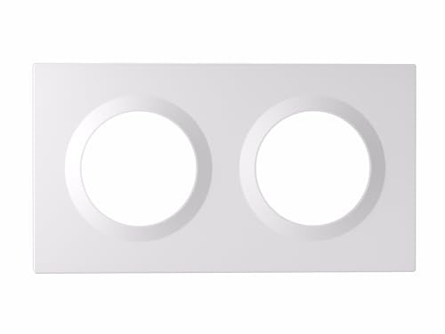 SONOFF Orb-2Gang Wandschalter-Rahmen, EF2G, Kompatibel mit 2-fach Unterputzdosen, Entwickelt für die SONOFF Fusion Series Wandschalter, 157mm×86mm | Weiß