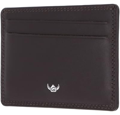 Golden Head Leder Kartenhalter Polo RFID Protect Kartenetui 4448 Dunkelbraun
