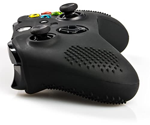 giZmoZ n gadgetZ Studded silicone cover skin anti-slip Compatible for Xbox One x 1(Black)