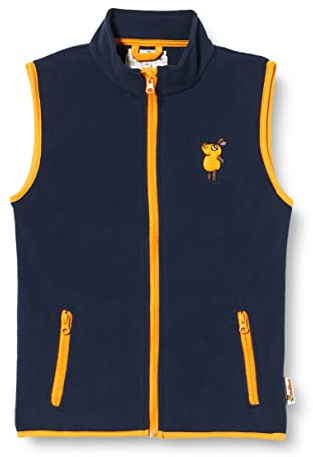 Playshoes Unisex Kids Fleece vest the mouse 420019, 11 - Navy, 104