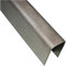 U-Winkel V2A U-Profil 1 Meter Einschub Profil 0,8 mm stark (K240 geschliffen, 15x15x15 mm)