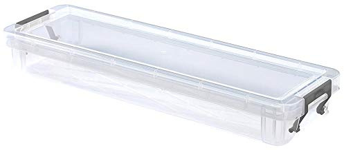 Allstore Aufbewahrungsbox, 1,25 l, Farbe transparent, Material der Box: PP (Polypropylen), Kastentyp Allzweckaufbewahrung, Außentiefe – Imperial 37 cm, Außentiefe – metrisch 370 mm, Außenhöhe