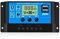 Thlevel 20A 12V-24V Solar laderegler Ladegerät Controller Solarpanel Batterie Intelligente Solarregler PWM mit 5V Dual USB Port LCD Anzeige für Blei Säure Batterien