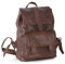 Jahn-Tasche â€“ Mittel-GroÃŸer Lederrucksack/Cityrucksack GröÃŸe M aus Nappa-Leder, Braun, Modell 519