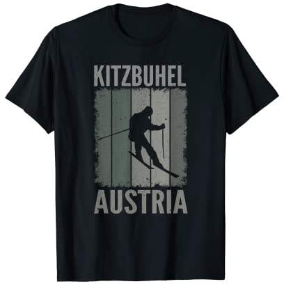 Skifahren und Apres Ski - Wintersport Kitzbuhel, Österreich T-Shirt