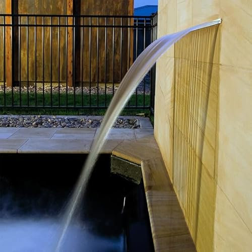 Suinga Wasserfall für den Pool, das sich an der Wand ansammelt, 900 mm